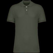 Polo algodón orgánico para hombre Verde 4XL