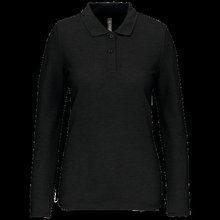 Polo Antibacteriano Mujer Manga Larga Black XS