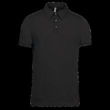 Polo atemporal manga corta hombre Black S