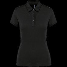 Polo básico de manga corta para mujer Black XS