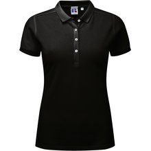 Polo básico para mujer Negro S