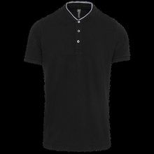 Polo cuello mao para hombre Black / Oxford Grey XS