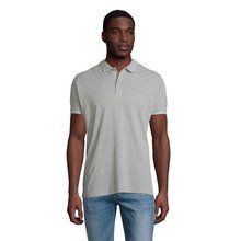 Polo de Hombre en Algodón Orgánico Gris 3XL