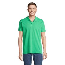 Polo de Hombre en Algodón Orgánico Verde Primavera M