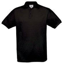 Polo hombre algodón punto piqué Black S