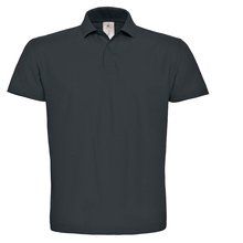 Polo hombre cuello canalé Anthracite XS