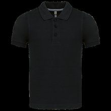 Polo infantil de manga corta Black 4/6 ans