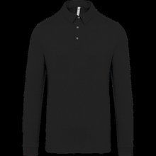 Polo jersey Manga larga para hombre Black S