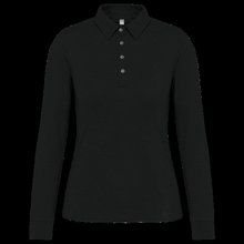 Polo jersey manga larga mujer Black XS