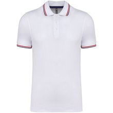 Polo de manga corta algodón Blanco M