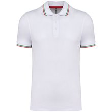 Polo de manga corta algodón Blanco M