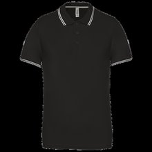 Polo de manga corta algodón Negro S