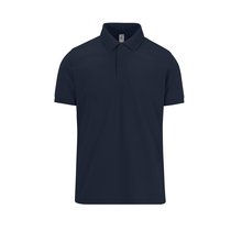 Polo manga corta hombre algodón preencogido Azul 3XL