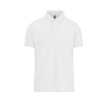 Polo manga corta hombre algodón preencogido Blanco M