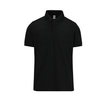 Polo manga corta hombre algodón preencogido Negro M