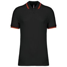 Polo manga corta hombre Black / Red S