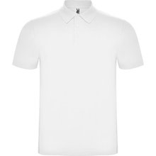 Polo de manga corta Unisex Blanco S