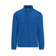 Polo manga larga hombre atemporal Azul L