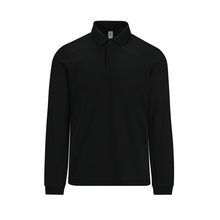 Polo manga larga hombre atemporal Black S