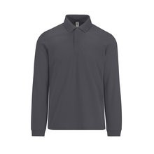 Polo manga larga hombre atemporal Gris M