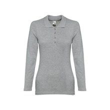 Polo Manga Larga Mujer Colores Gris Claro M