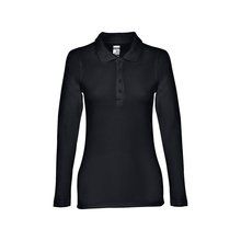 Polo Manga Larga Mujer Colores Negro XXL