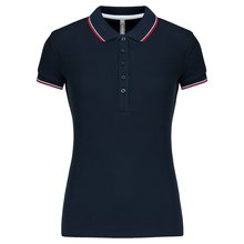 Polo mujer algodón con 5 botones Azul M