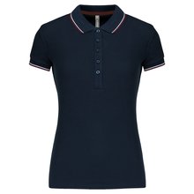 Polo mujer algodón con 5 botones Azul XXL