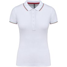 Polo mujer algodón con 5 botones Blanco XL