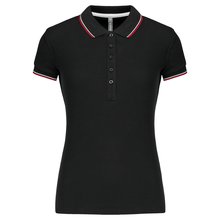 Polo mujer algodón con 5 botones Negro M