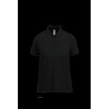 Polo mujer algodón preencogido Black XS