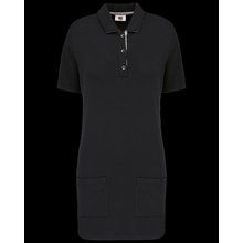 Polo largo mujer Black / Oxford Grey XS