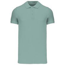 Polo piqué orgánico hombre Verde XL