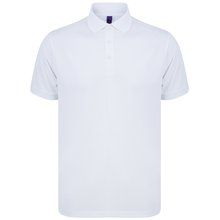 Polo de Poliéster reciclado para hombre Blanco S