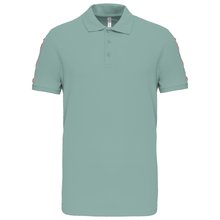 Polo de punto piqué manga corta Verde S