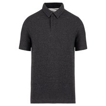 Polo reciclado ajustado hombre Gris L