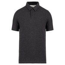 Polo reciclado ajustado hombre Recycled Anthracite Heather XS