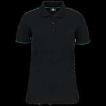 Polo ropa profesional mujer Black / Kelly Green XS