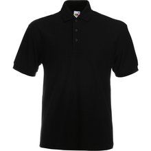 Polo tapeta con tres botones Black S