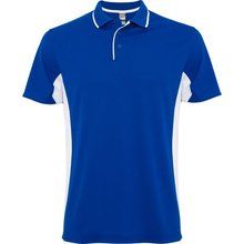 Polo técnico para deporte ROYAL/BLANCO 3XL