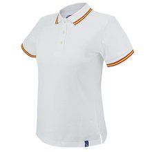 Polo con Vivo España Hombre BL L