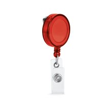 Porta credencial extensible Rojo