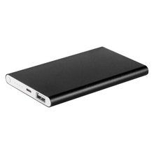 Power Bank 4000 mAh Aluminio Reciclado NEGRO METALIZADO