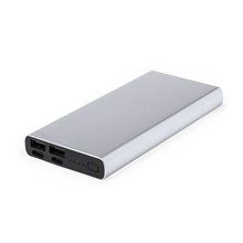 Power Bank Aluminio 10000mAh Plateado