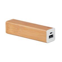 Power Bank Barra Bambú 2200mAh Madera