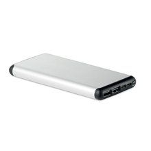 Powerbank 10000mAh con Ventosas Plata