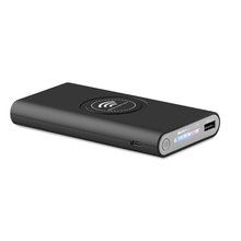 Powerbank tipo c inalámbrico con indicador de luz de carga Negro