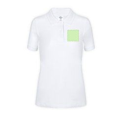 Polo Blanco de Algodón para Mujer | Area 1