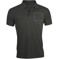 Polo Hombre Manga Corta 200g | Pecho