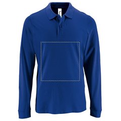 Polo Manga Larga Hombre 180g | Frontal